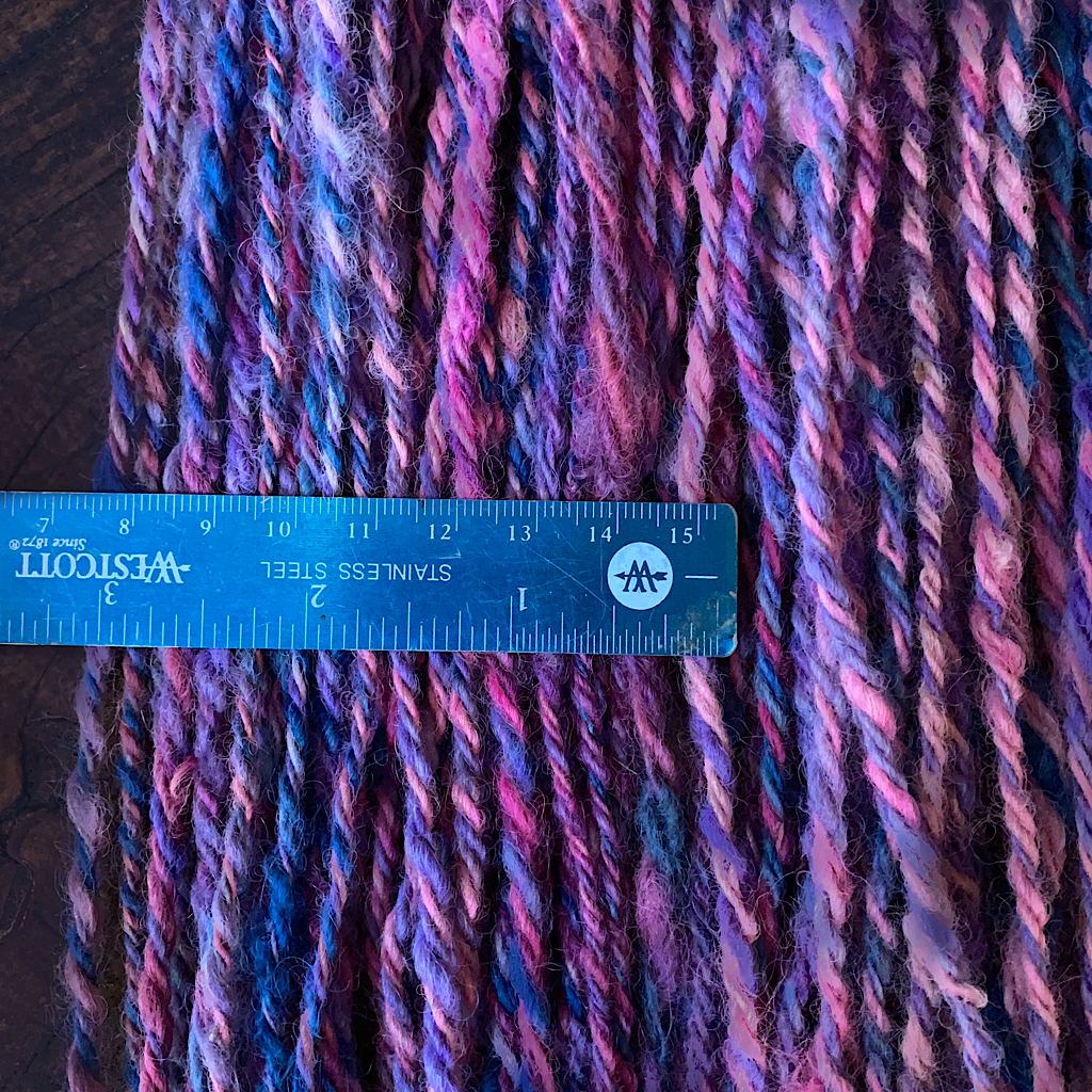 Hand spun alpaca yarn 10