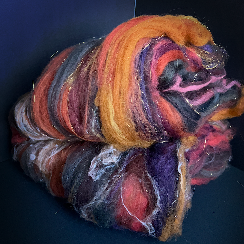 Batt for spinning yarn