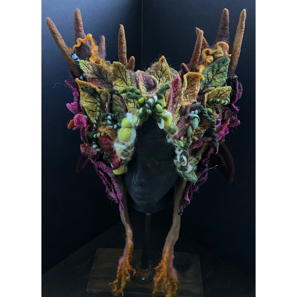 Faun felted Hood
