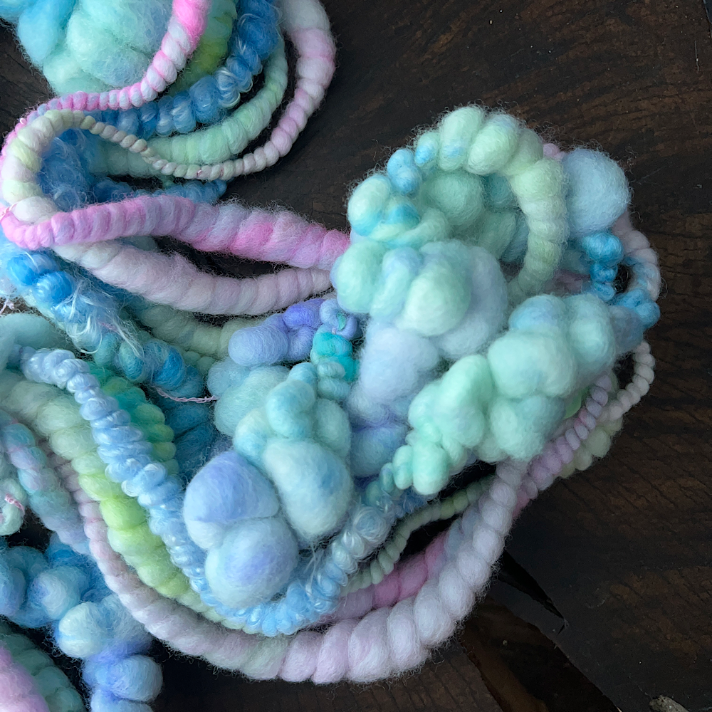 Vent de mer  - bubbly art yarn