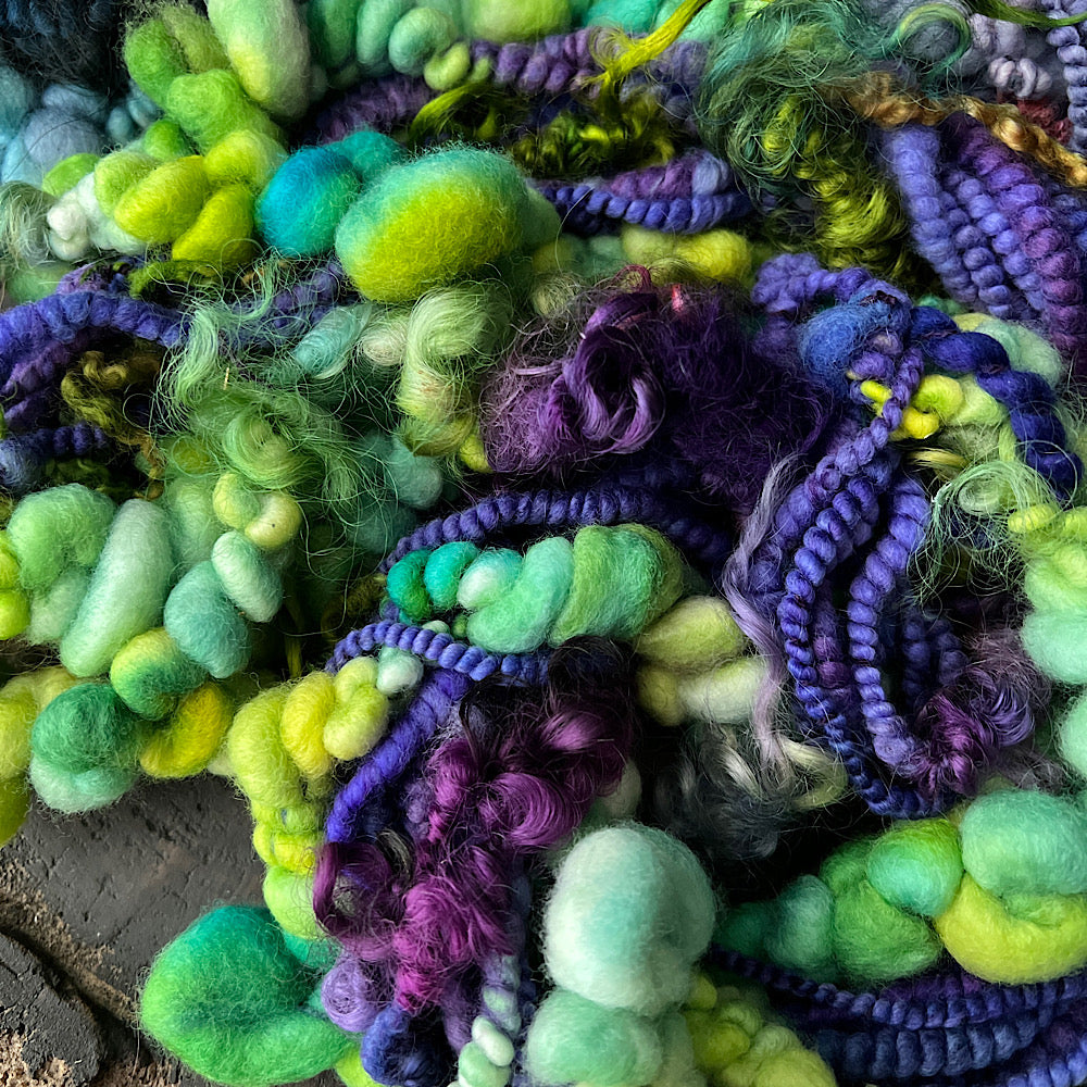 Old fave’s quatuor reserved for M. - set of jumbo art yarn