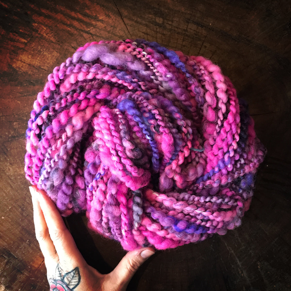 Purple art yarn 100g - Mynoush
