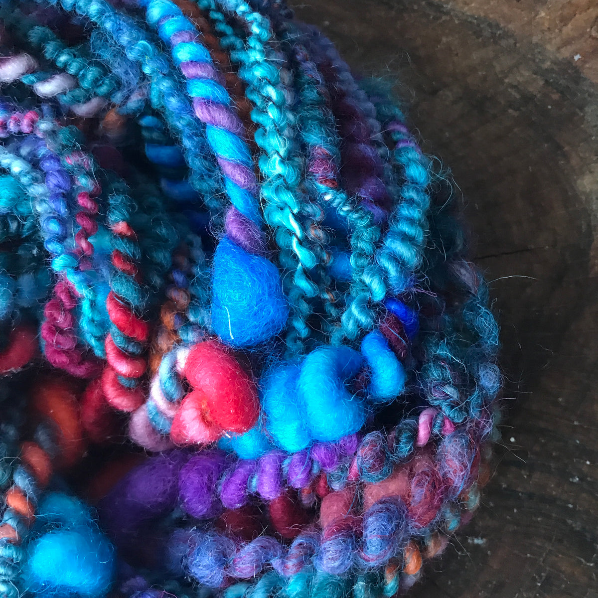 Blue  art yarn 80g - Mynoush