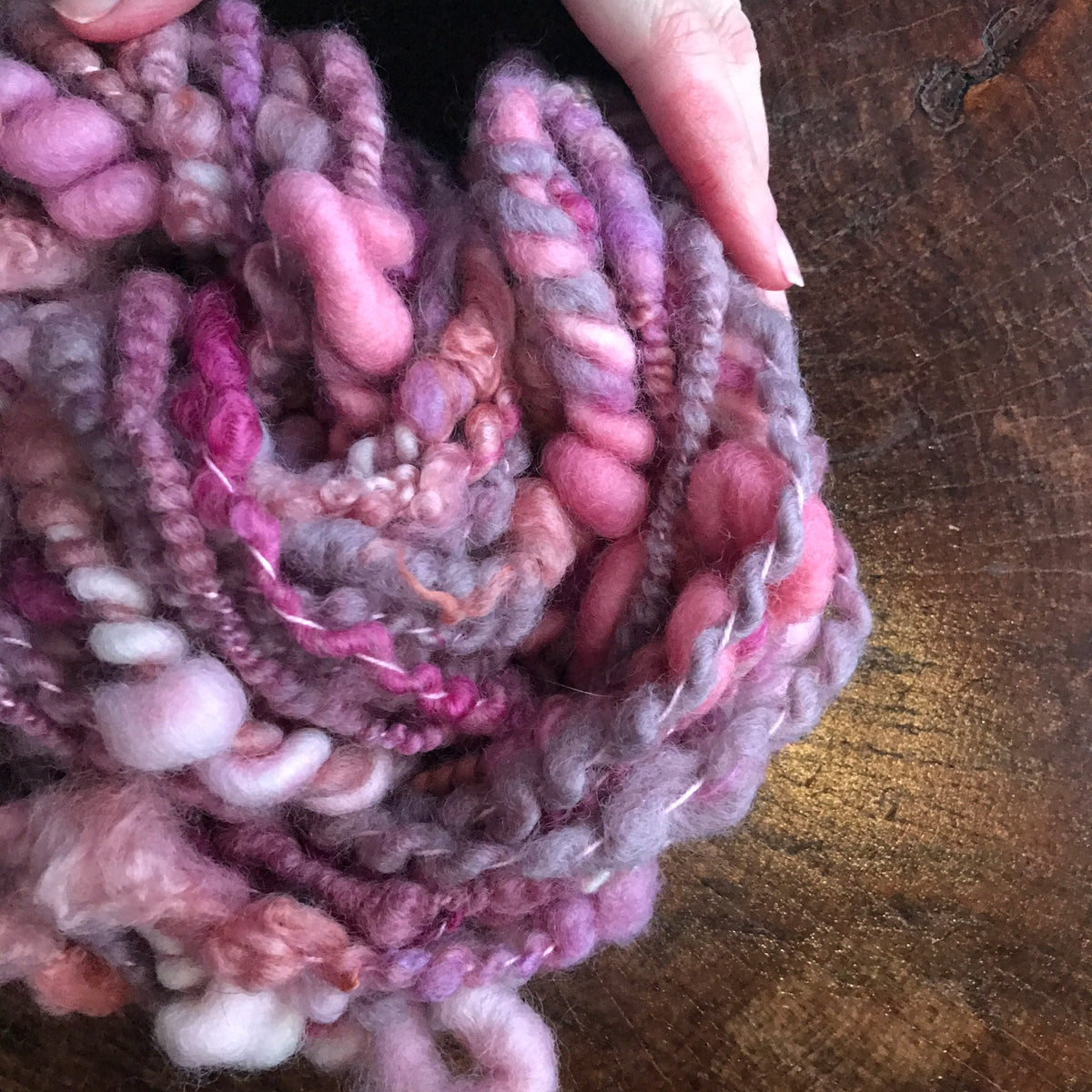 Pink art yarn 85g - Mynoush
