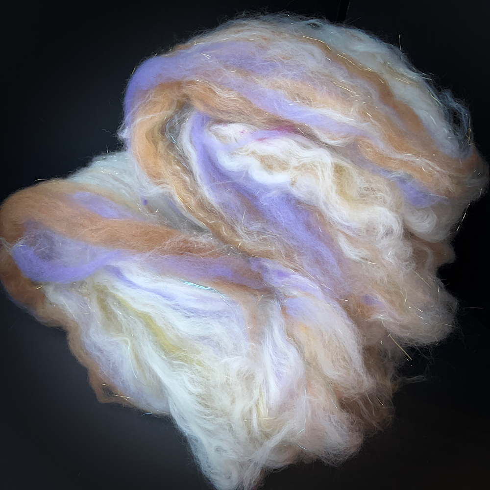 Batt for spinning yarn