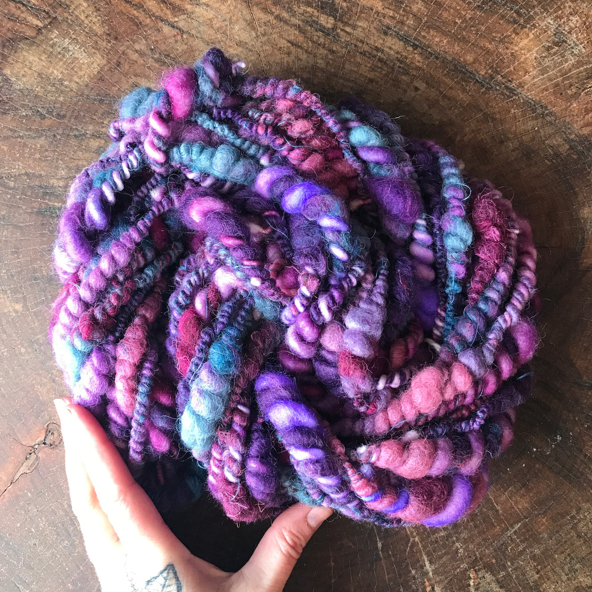 Purple art yarn 100g - Mynoush