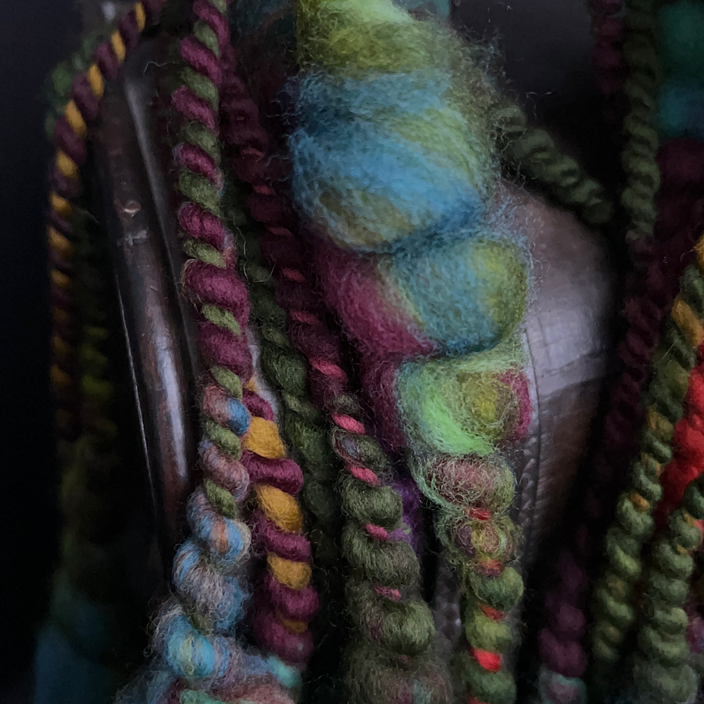 Your green art yarn set