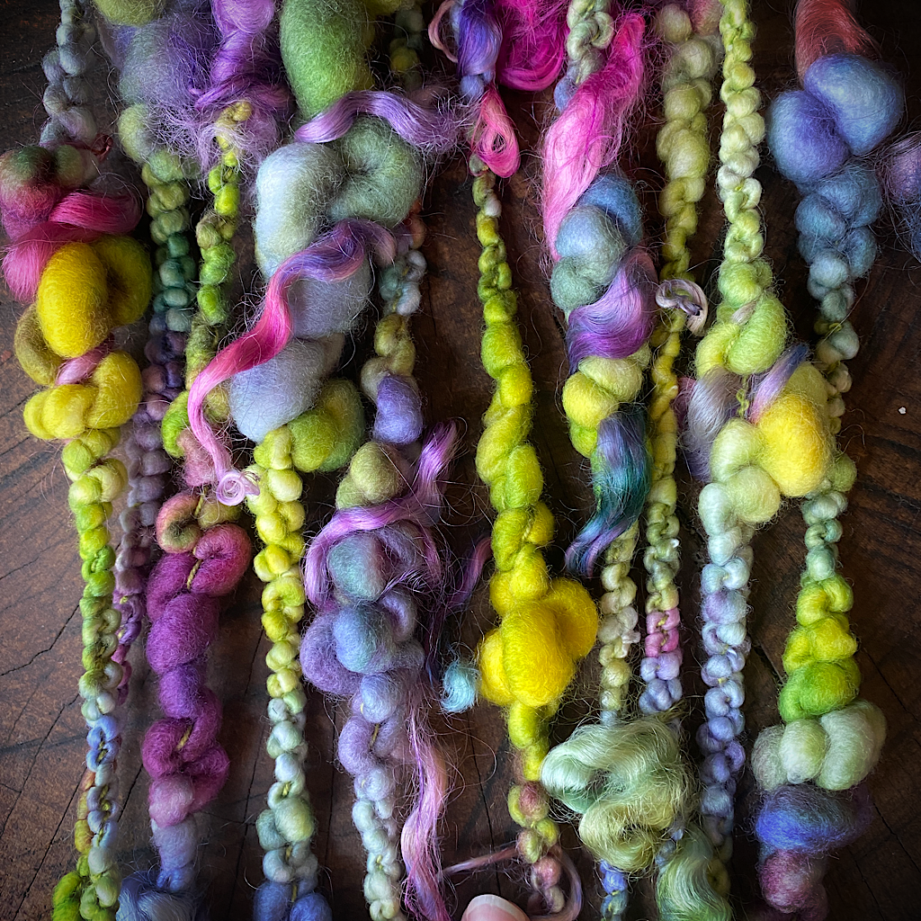 Frais du jardin  Art yarn