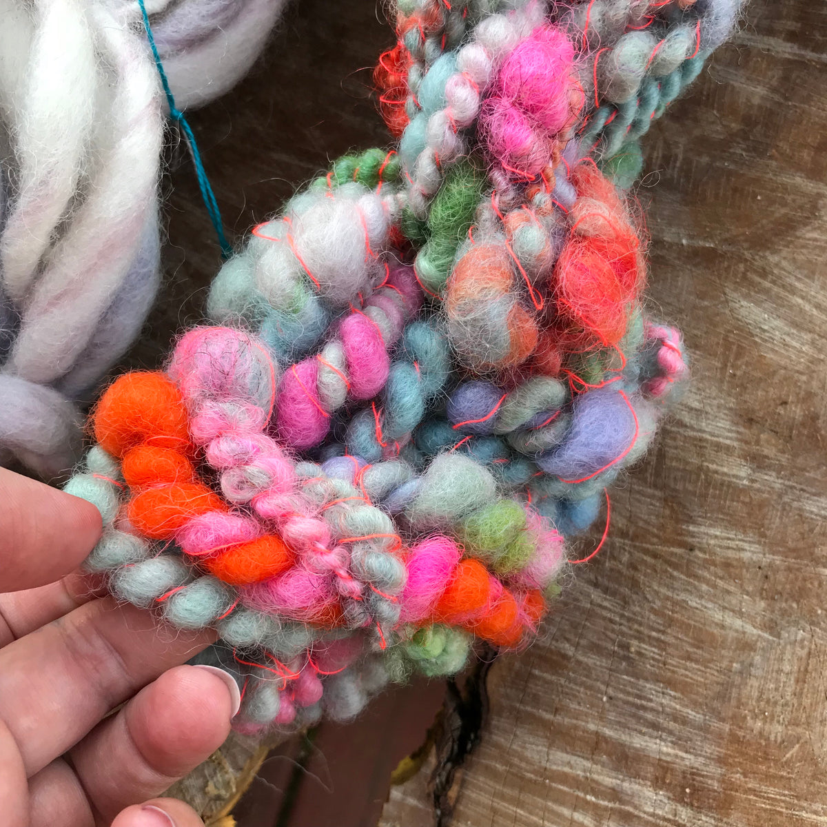 Lavender hand spun yarn duo 90 grams - Mynoush