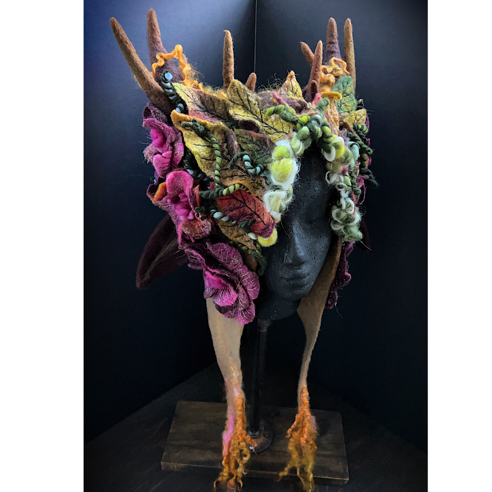 Faun felted Hood