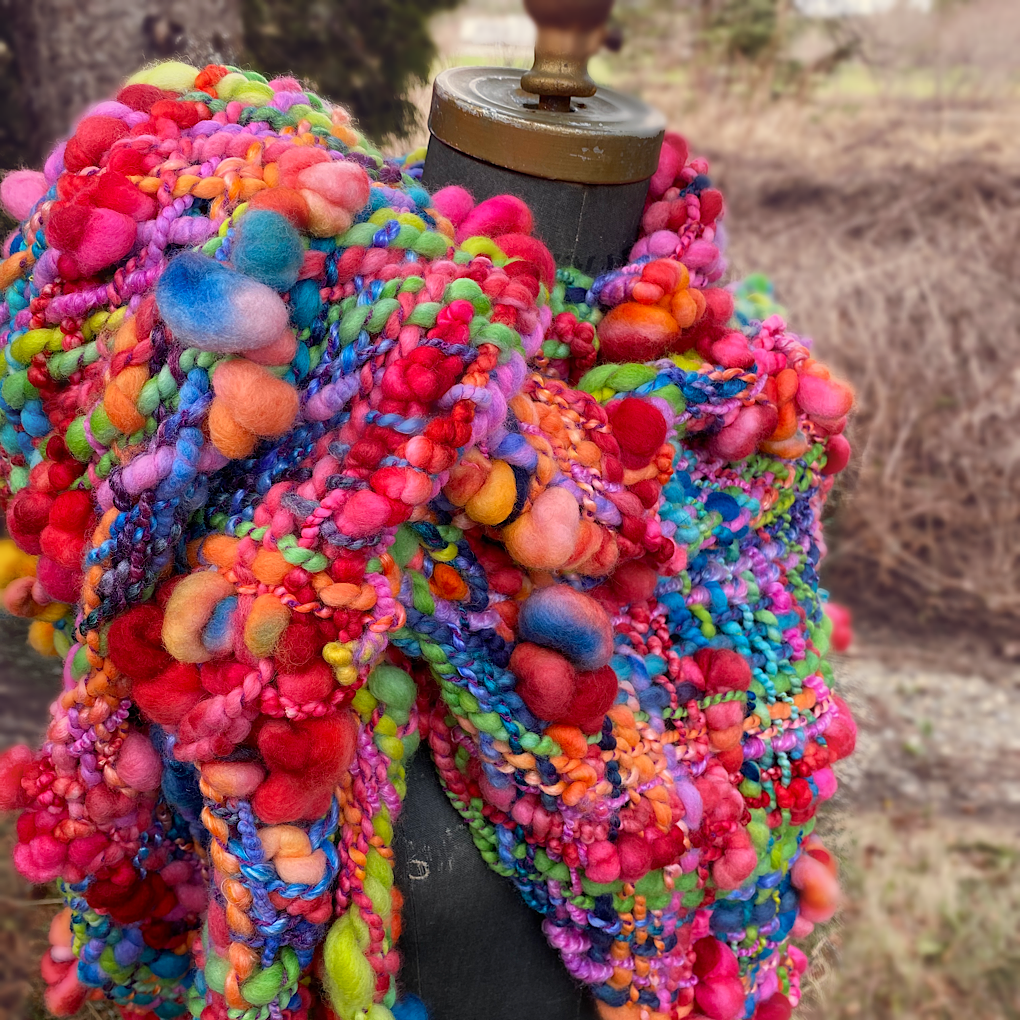 Over the Rainbow shawl