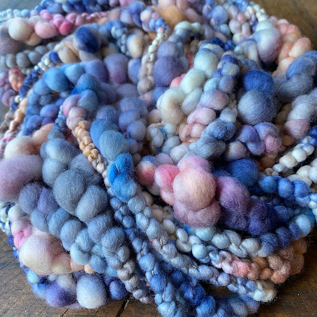 Les rêves bleus Art yarn