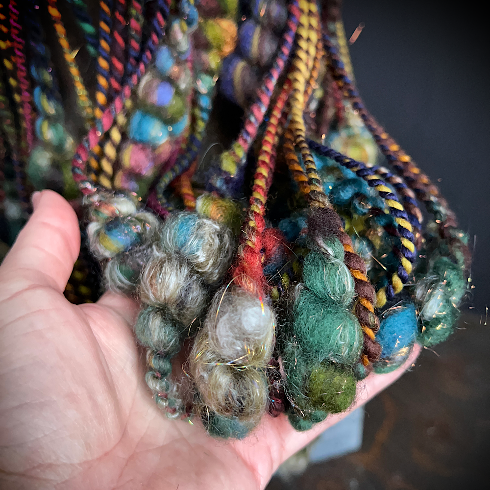 Hand spun art yarn