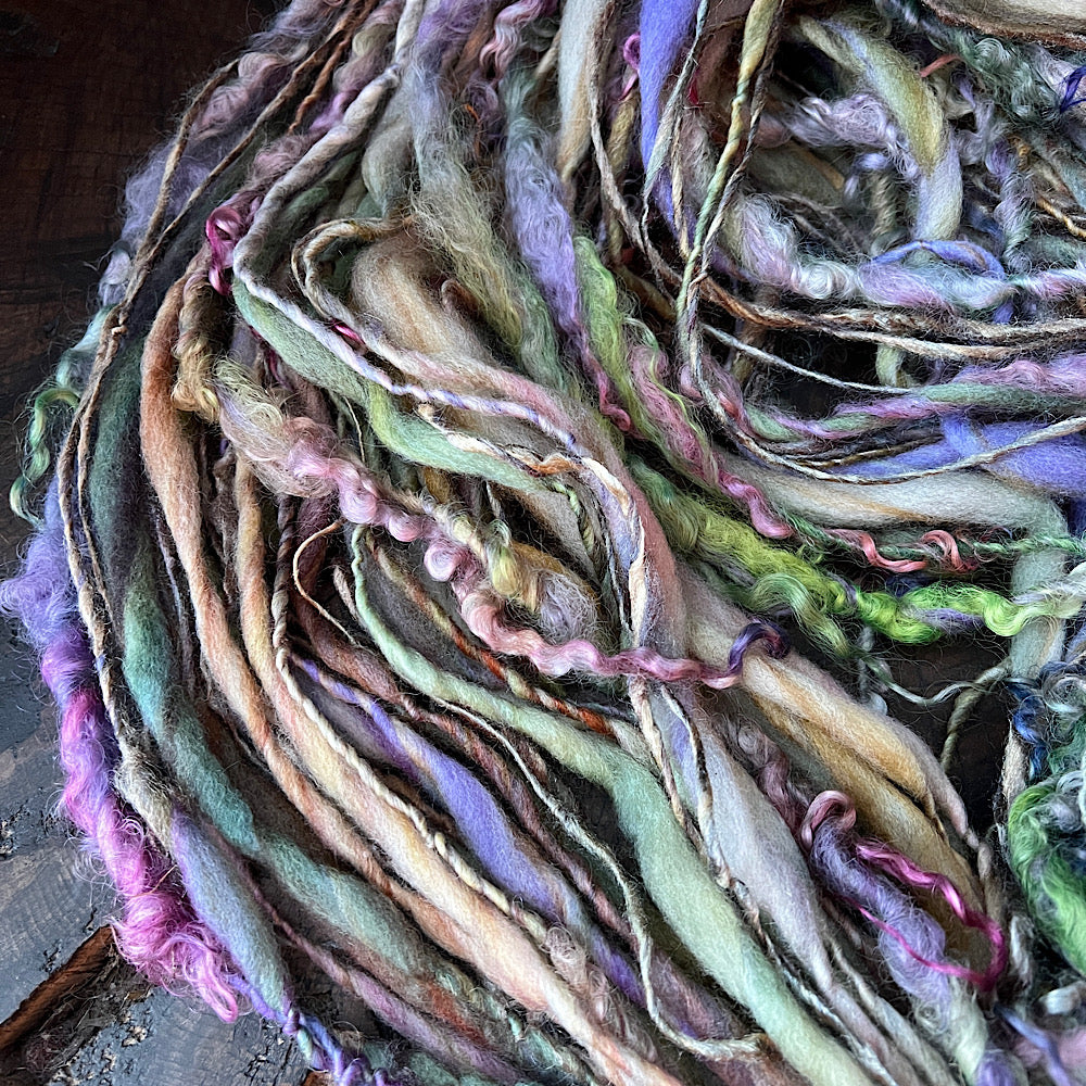 A fairy breath art yarn single