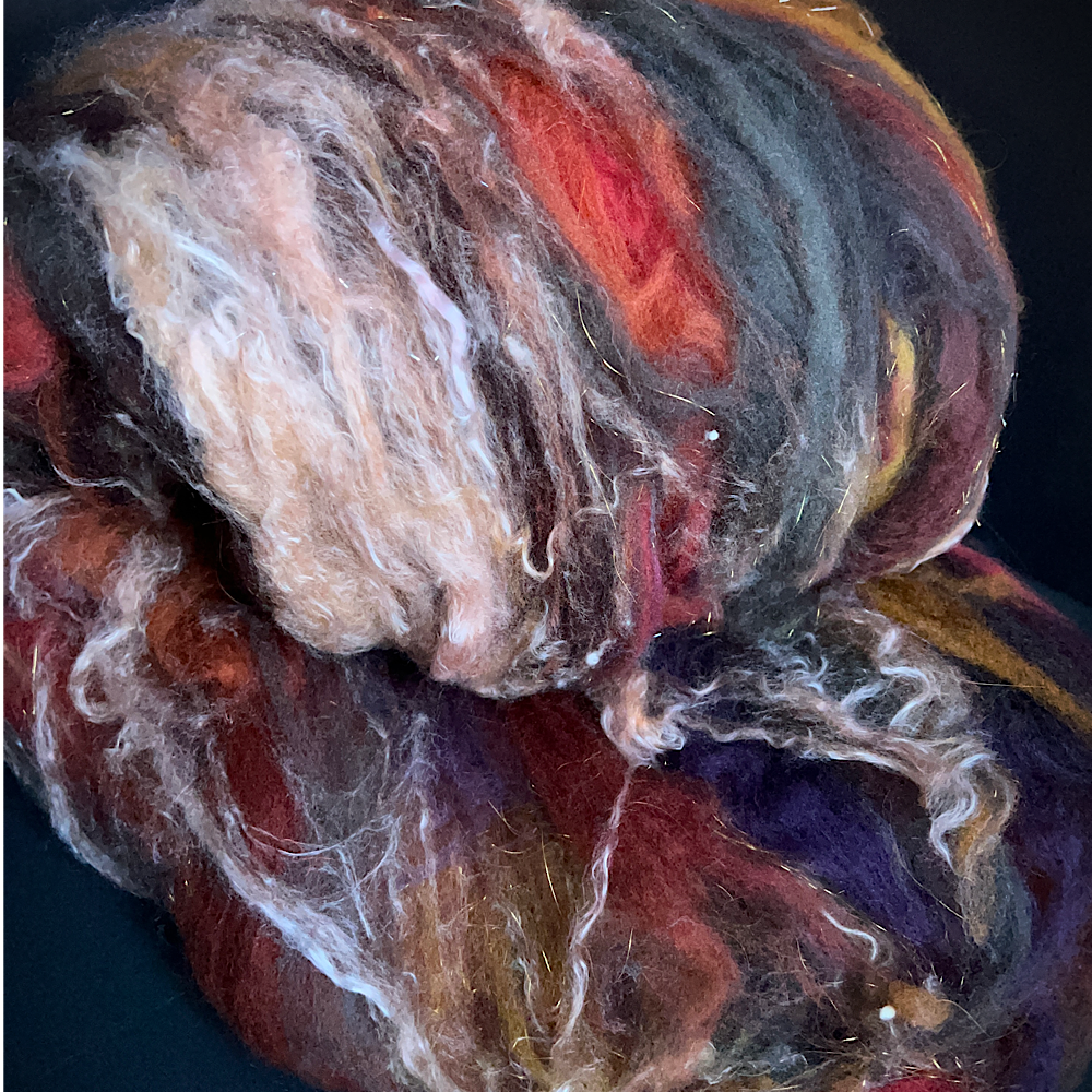 Batt for spinning yarn