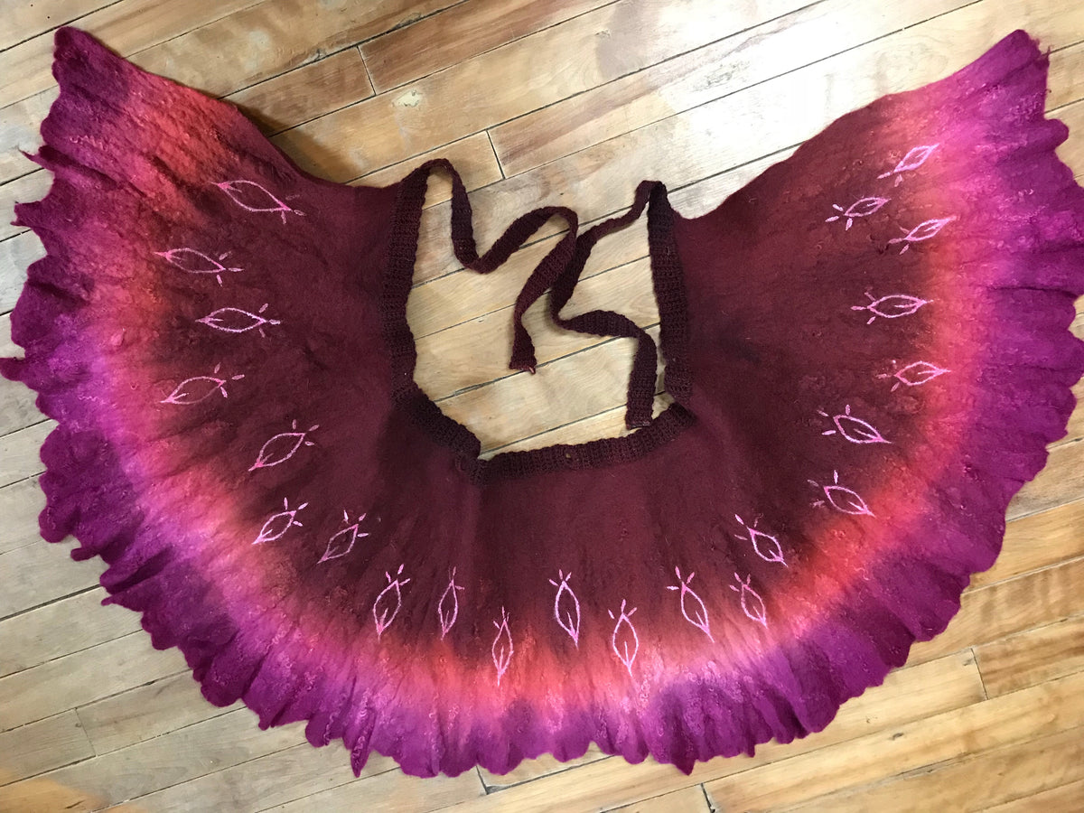 Felted wrap skirt | Jupe en feutre - Mynoush