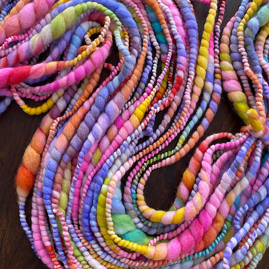 Over the rainbow merino knitting yarn