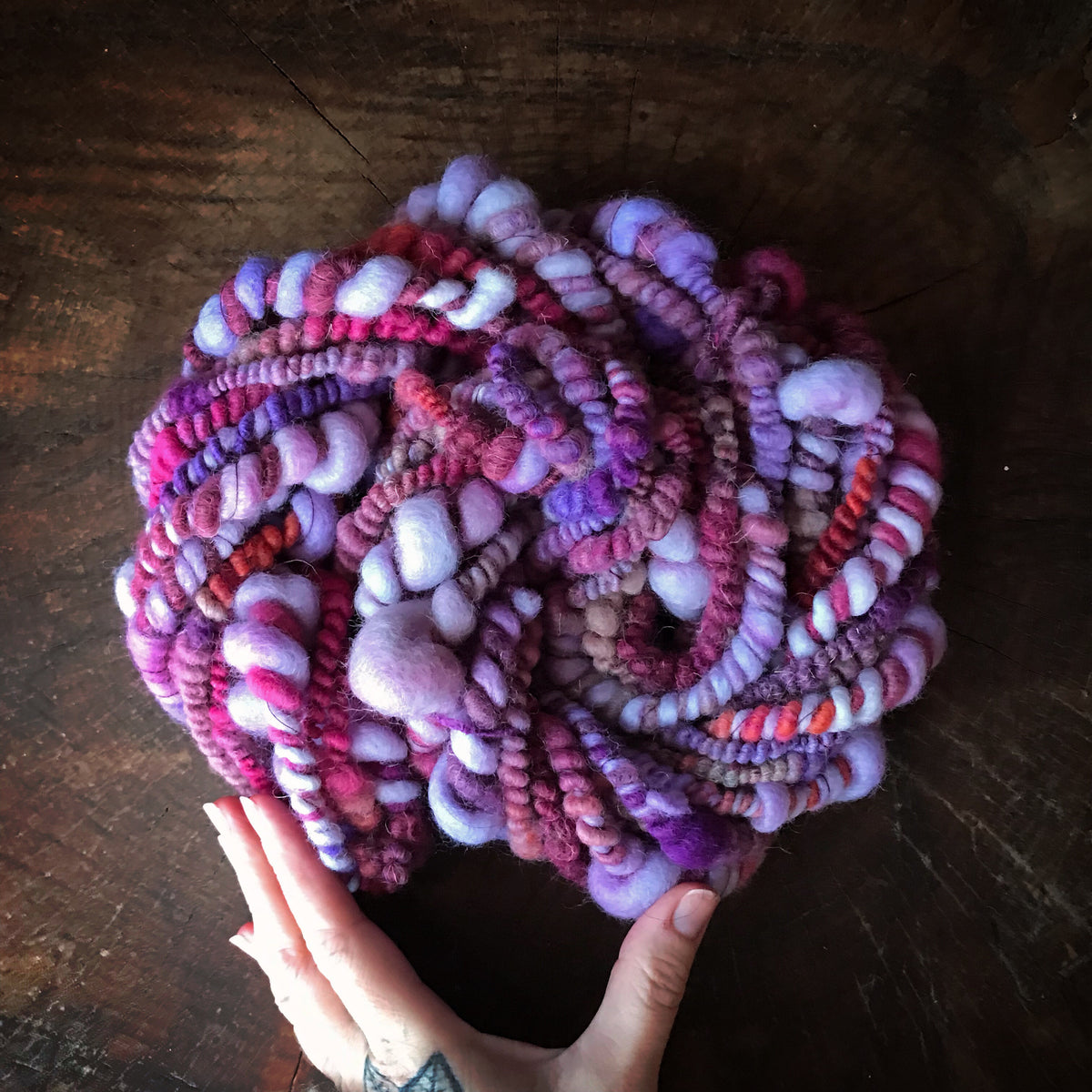 Purple art yarn 100g 12y - Mynoush