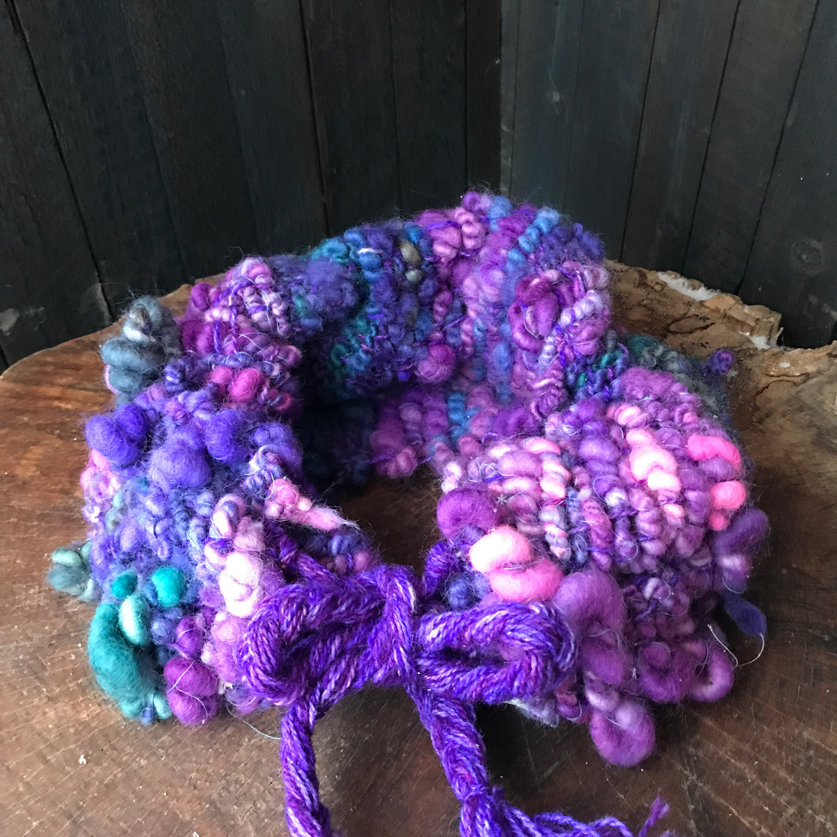 Purple cowl Col mauve - Mynoush