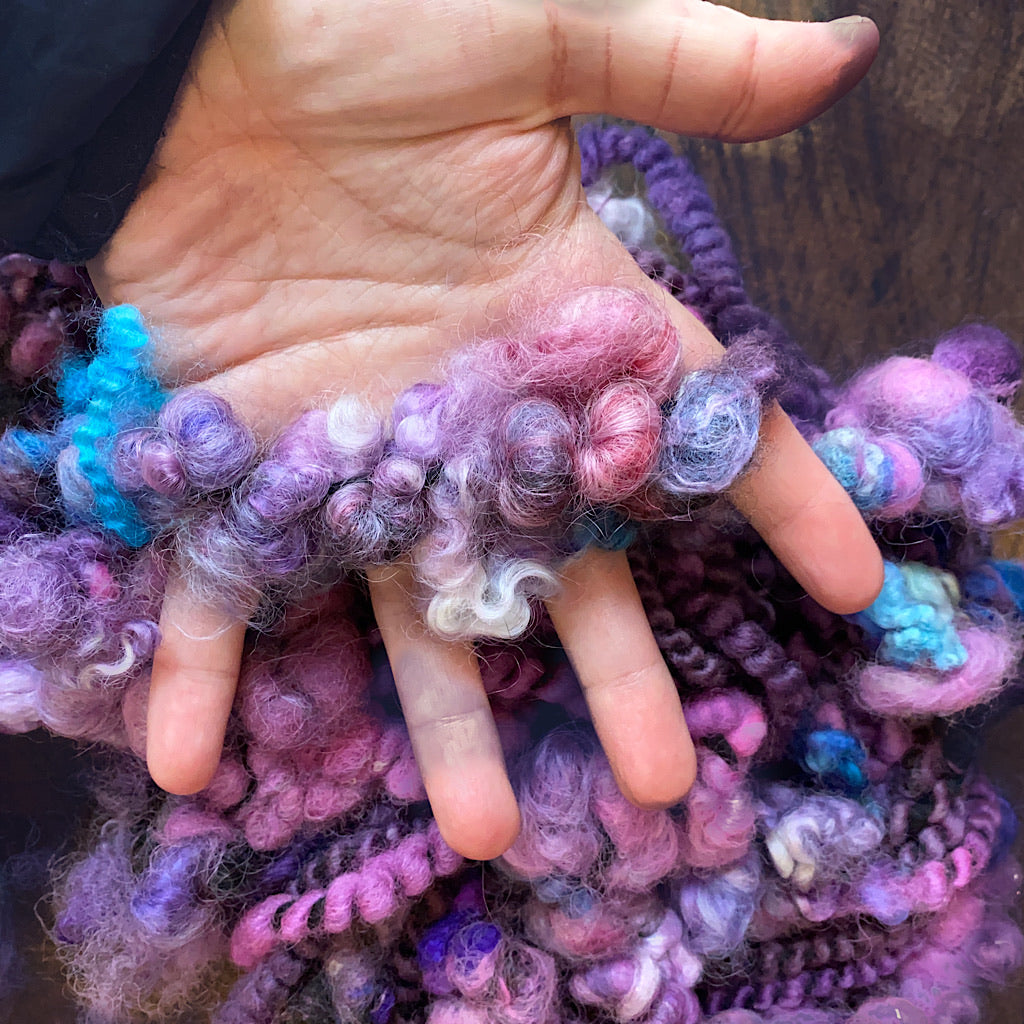 Purple heart Art yarn