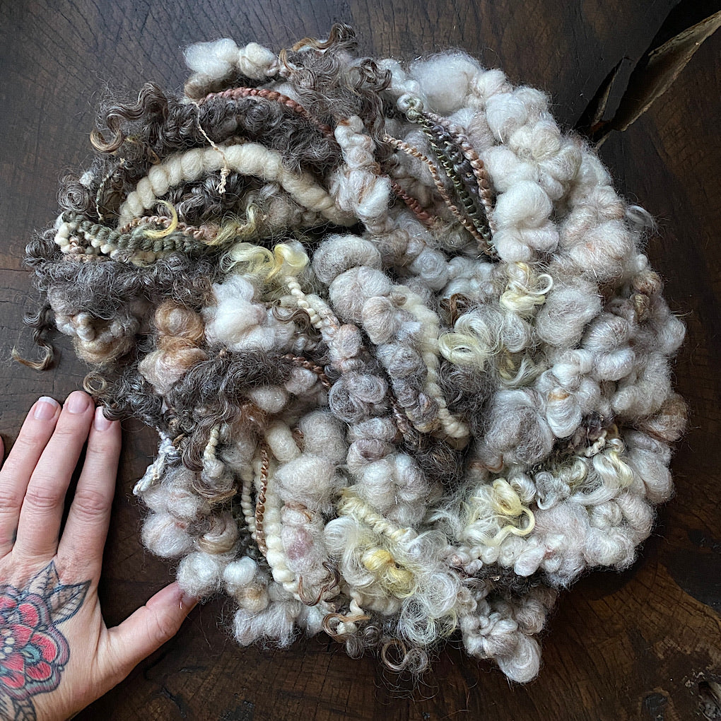 CUSTOM Snow white Signature Art yarn