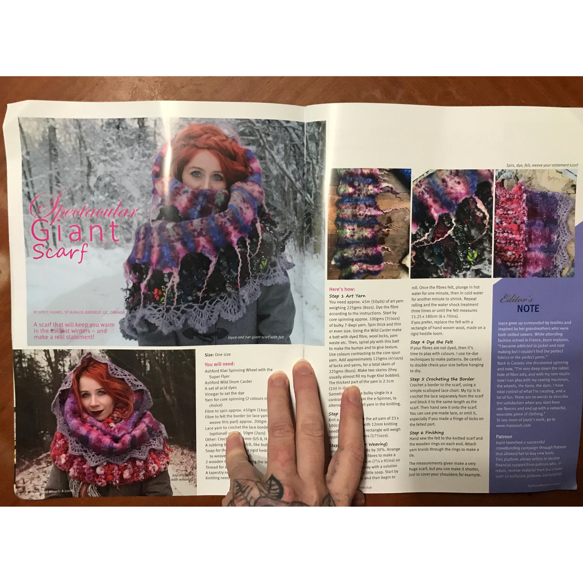 Shawl as seen in Ashford magazine