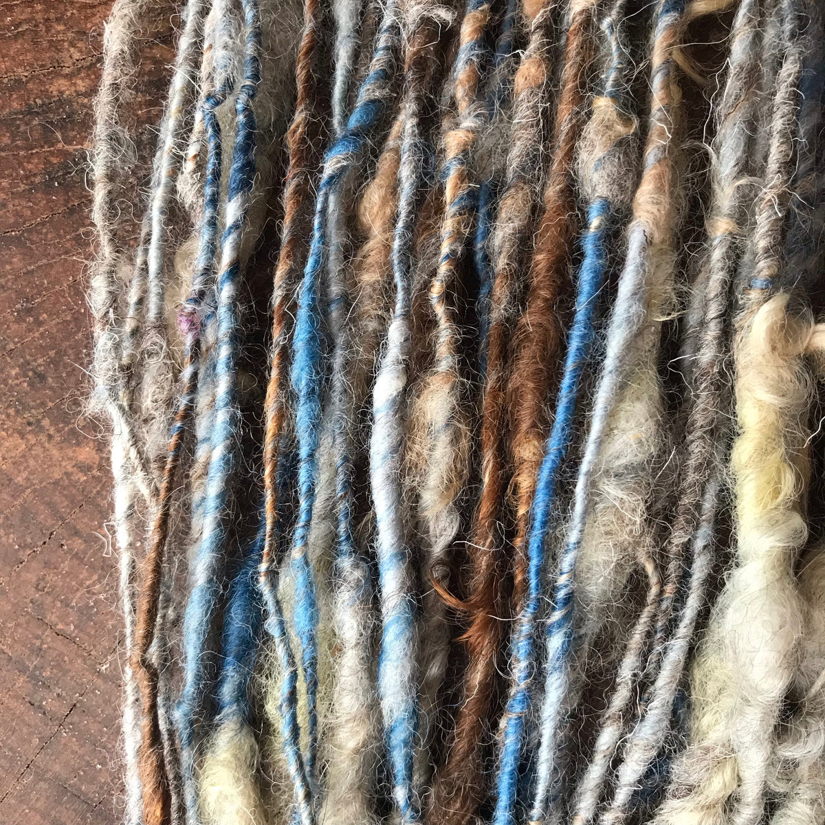 Blue grey art yarn 100g 55y - Mynoush