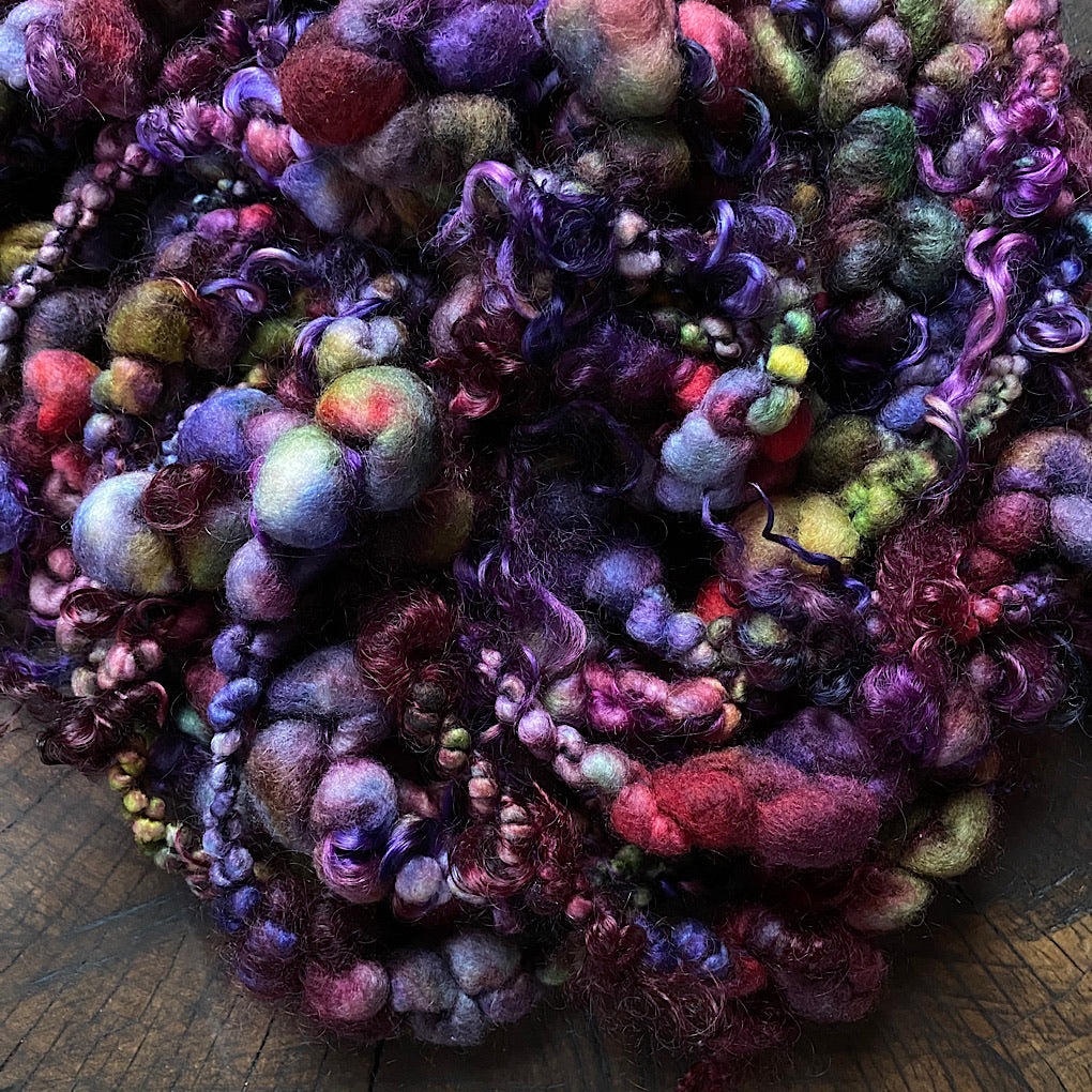 Nocturne Jumbo boucle art yarn with locks