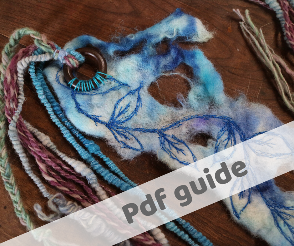 Comment j’ai fait des bandeaux en feutre, Histoire illustrée, 16 pages PDF -23 photos, instant download,feutrage, teinture, quilting - Mynoush
