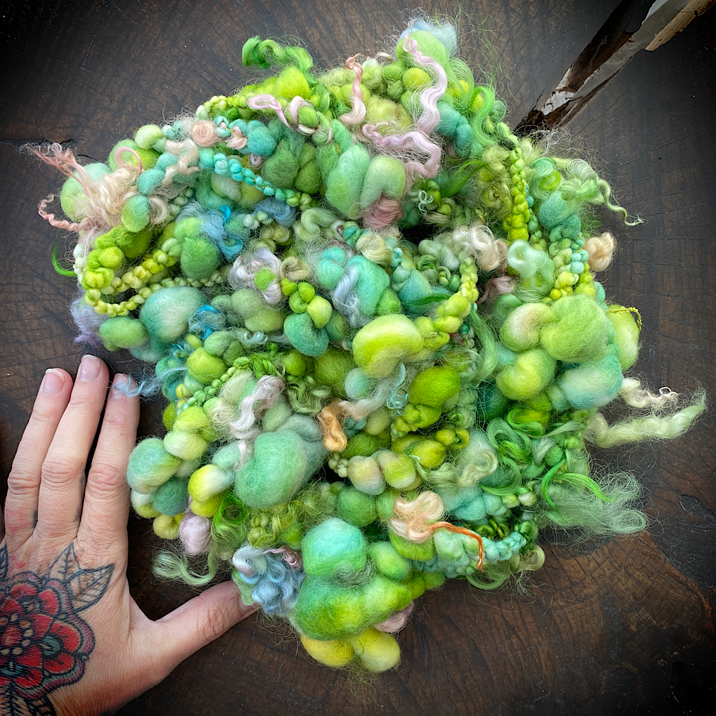 Frais du jardin  Jumbo boucle Art yarn