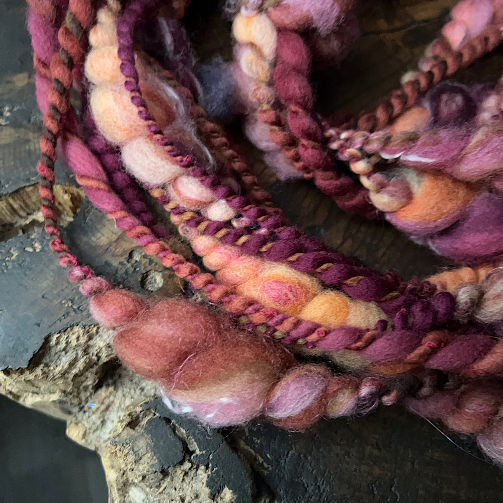 Art yarn trio for weaving 6.2 oz