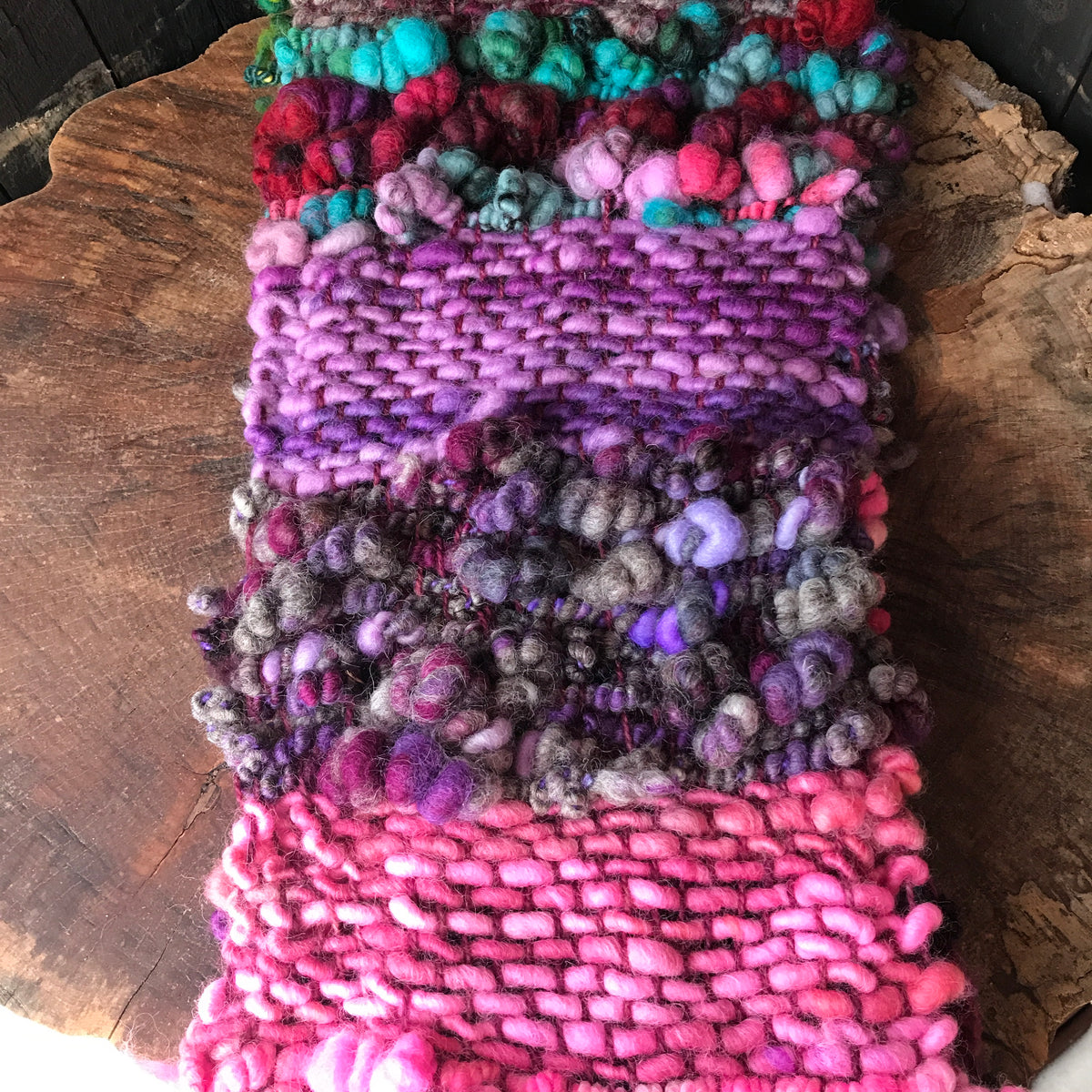 Dark rainbow scarf Foulard charcoal rainbow - Mynoush