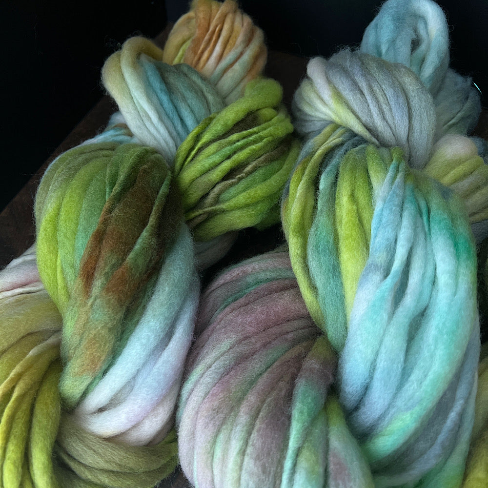 Fluffy yarn set of 3 skeins
