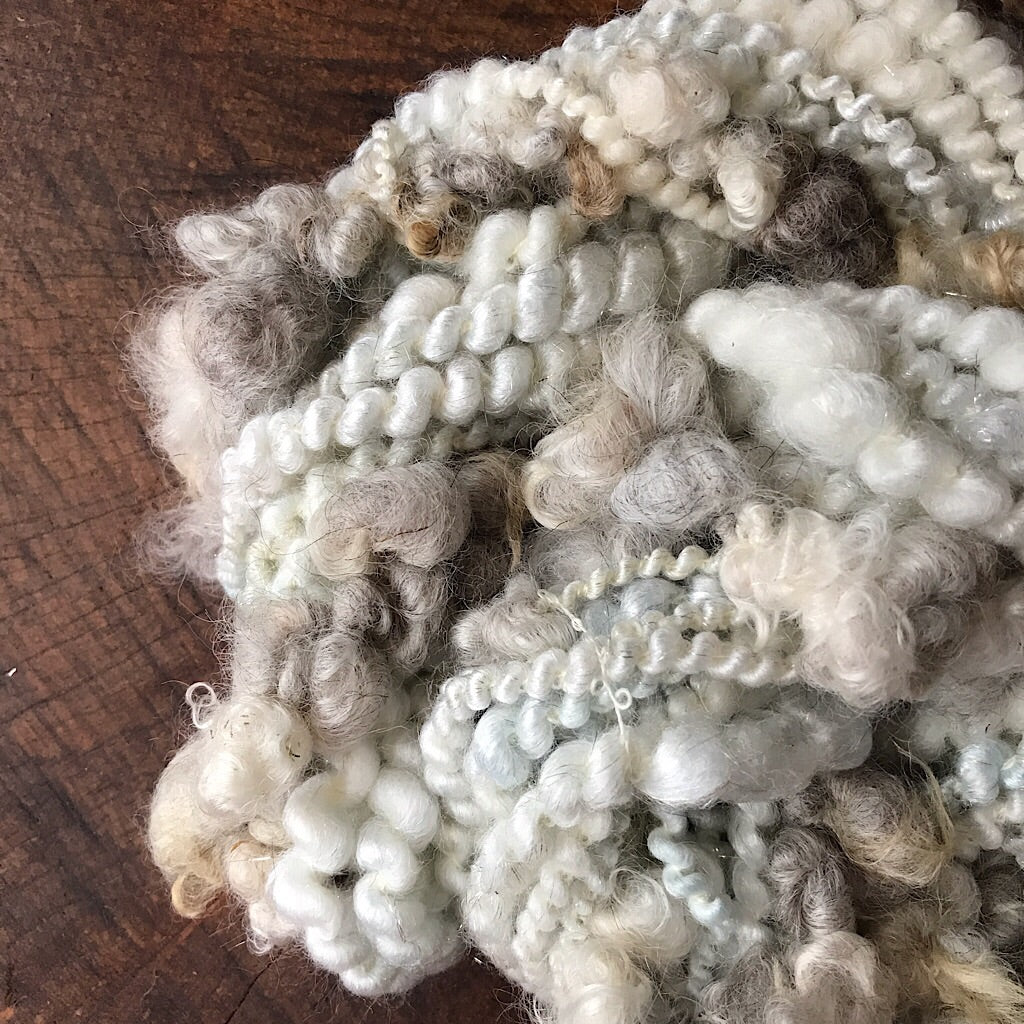 Au naturel silver Art yarn
