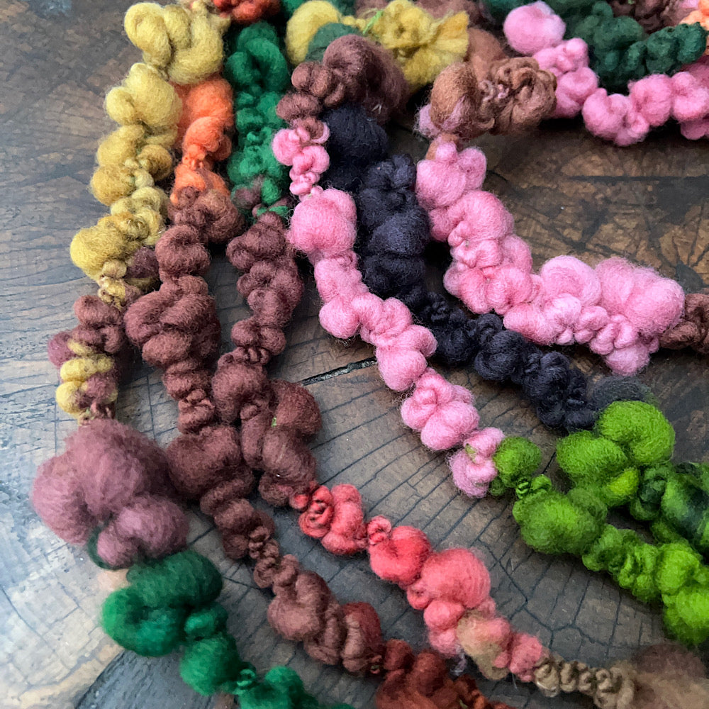 Woodland - art yarn boucle - by the yard