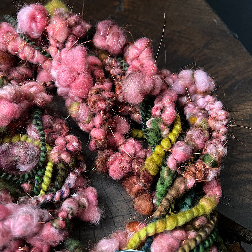 Roses buds no 32 art yarn