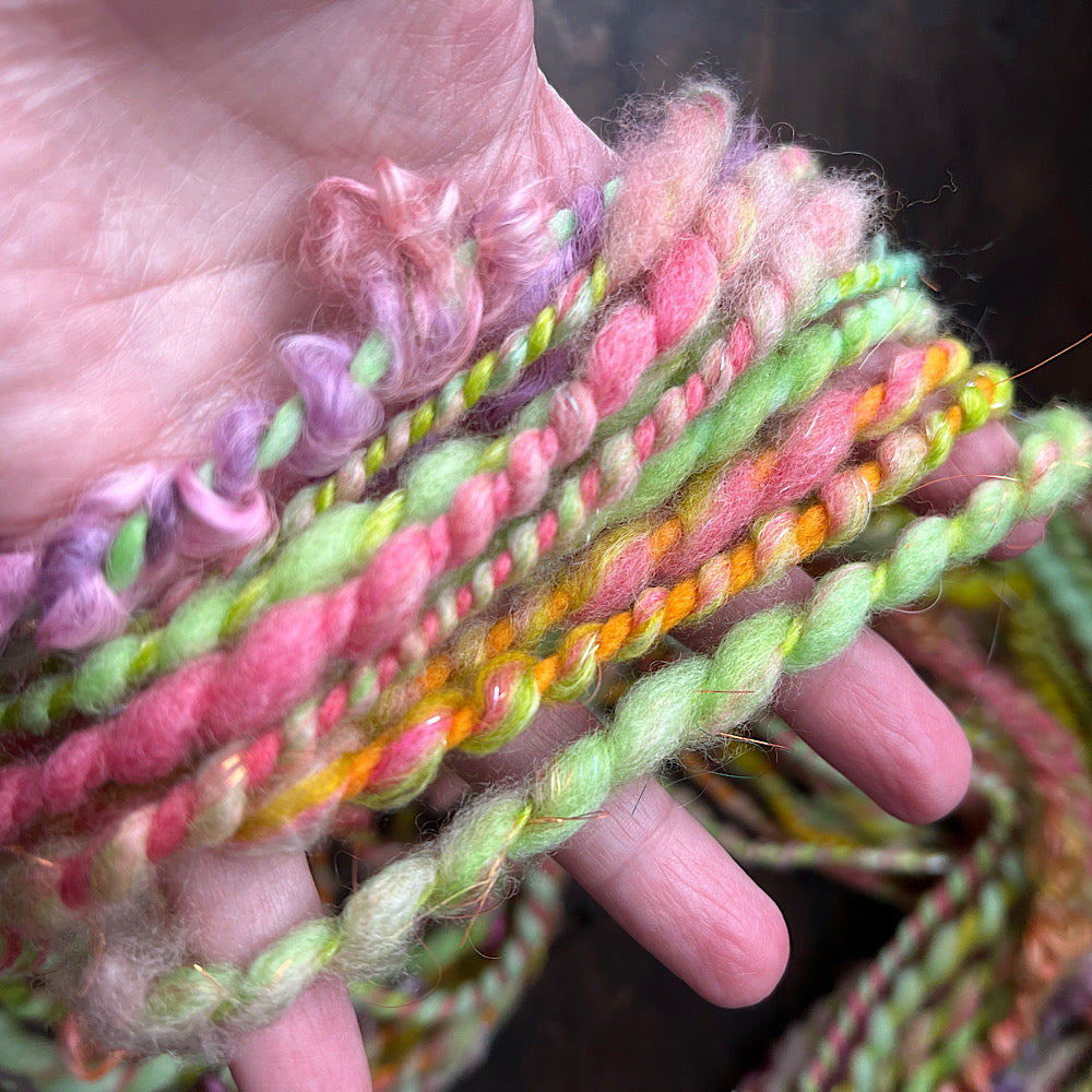 Bitten by a lemon - mini twist yarn