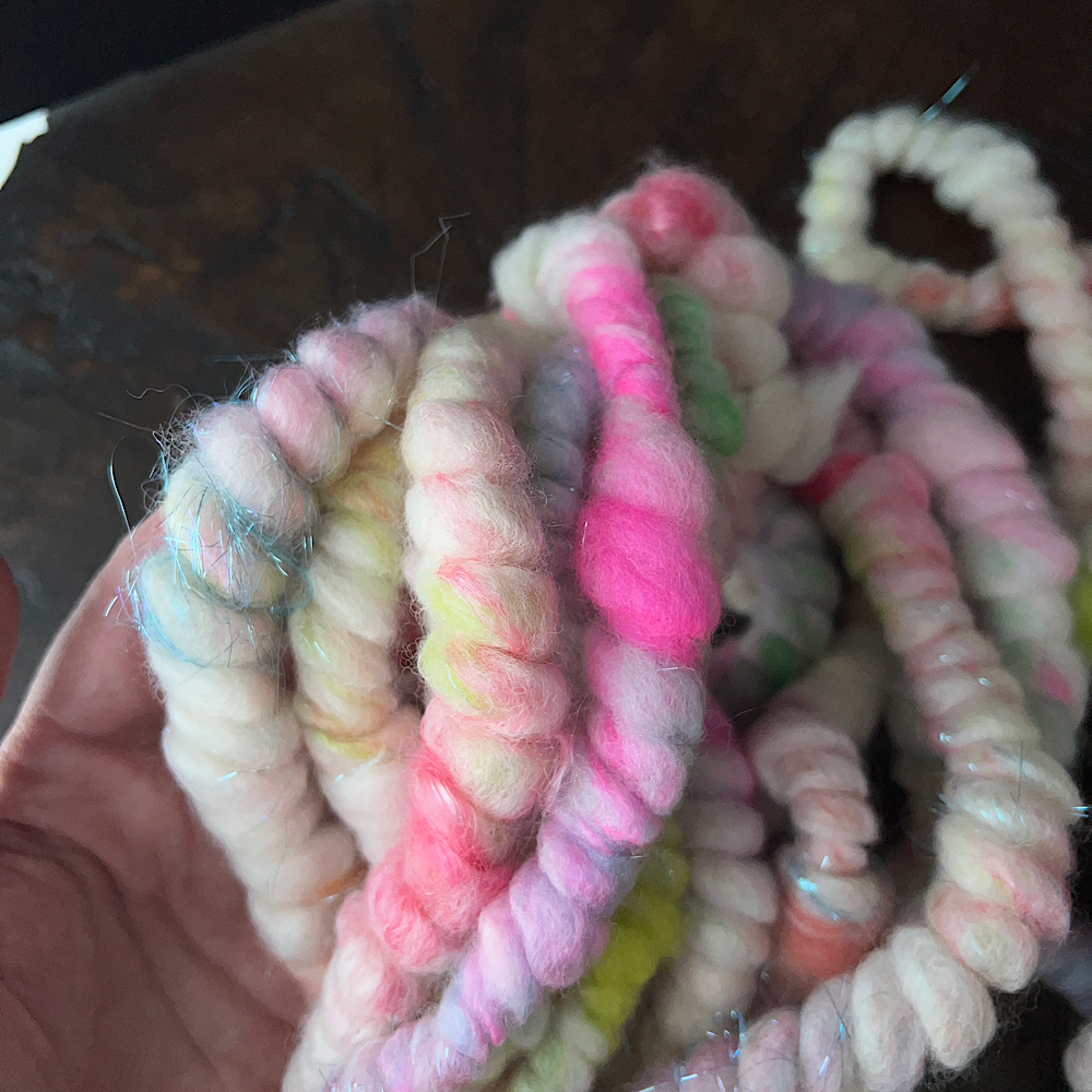 You’re a peach- set of jumbo art yarn