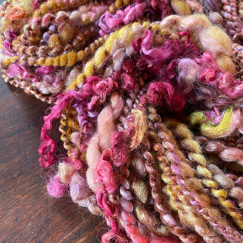 Fleur dorée Art yarn