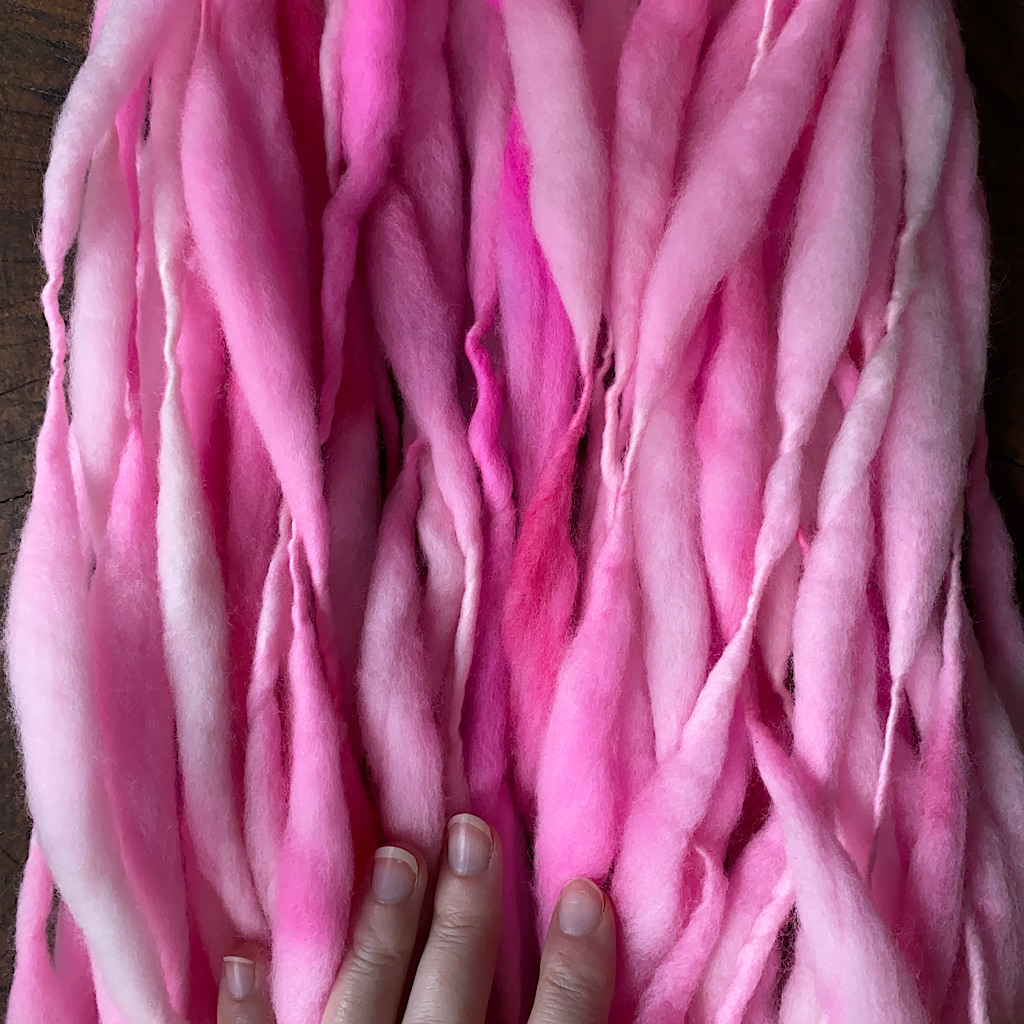 Just rose merino yarn