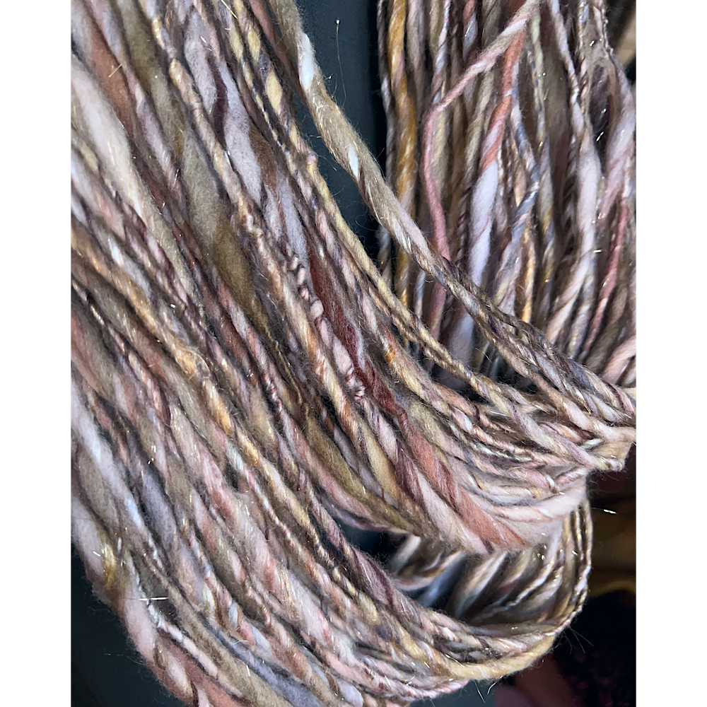 Hand spun yarn single