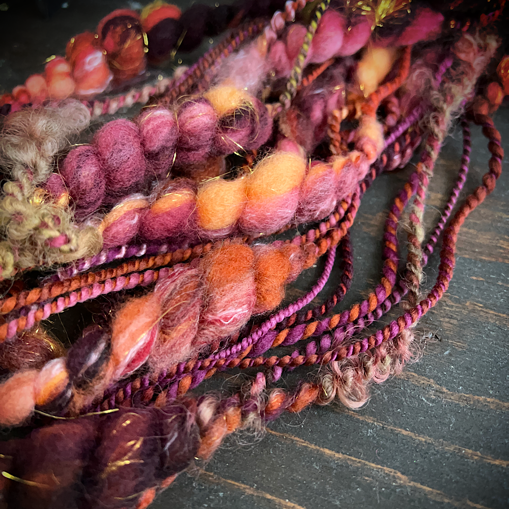 Hand spun art yarn