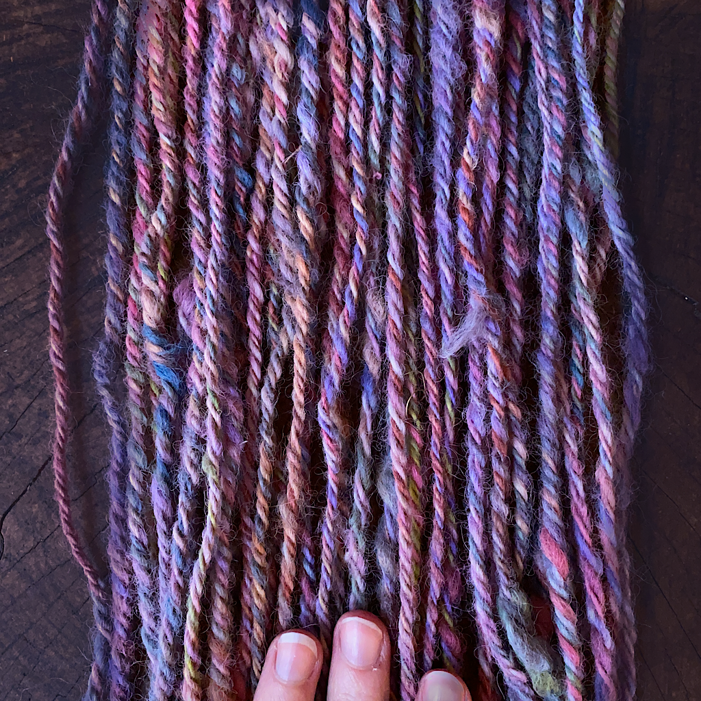 Hand spun alpaca yarn 7