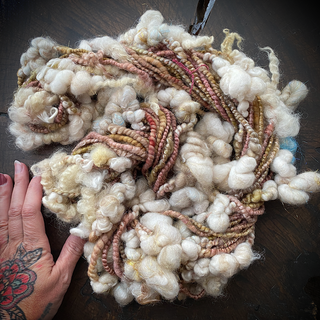 CUSTOM Golden Rose Signature Art yarn