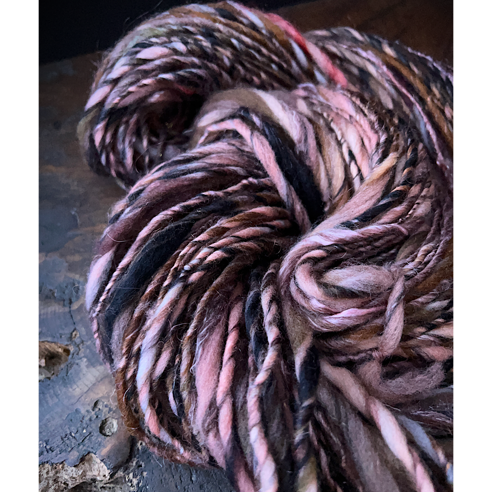 Hand spun yarn single