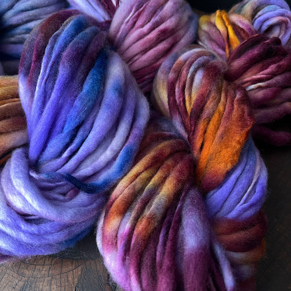 Fluffy yarn set of 3 skeins