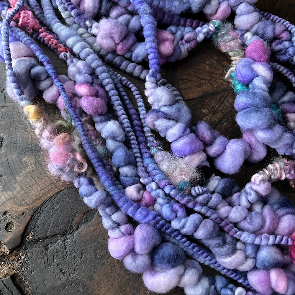 Old fave’s quatuor reserved for M. - set of jumbo art yarn