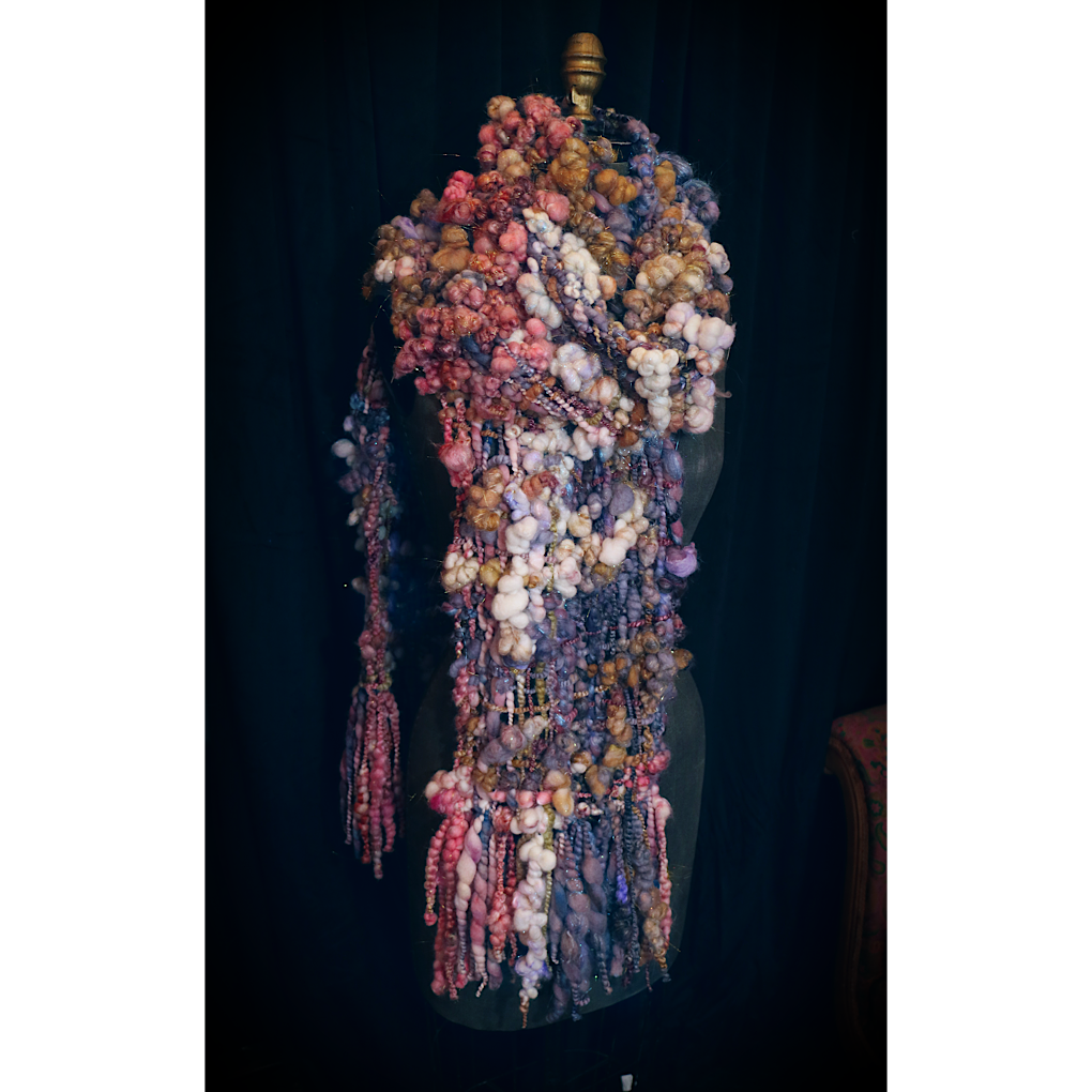 Winter Golden Hour - Woven scarf