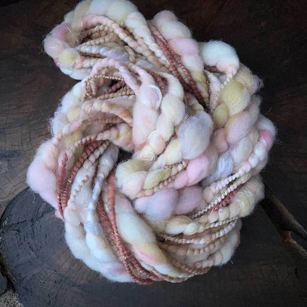 Art yarn for weaving and knitting