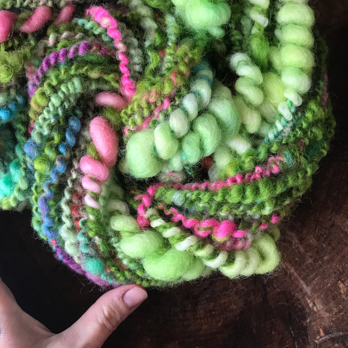 Green art yarn 100g - Mynoush